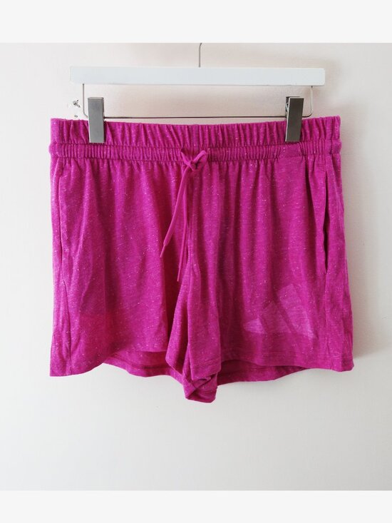 adidas Pants - Adidas Women's Soft Shorts High Rise Pocket Semi Lucid Fuchsia (L) NWT!